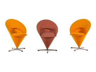 Verner Panton
(Danish, 1926-1998)
Three Cone Chairs