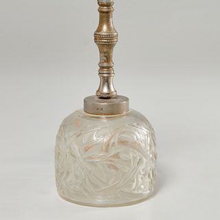 R. Lalique "Ronces" crystal budoir lamp