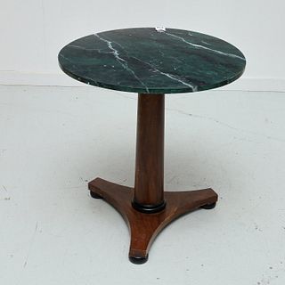 Empire style mahogany pedestal table
