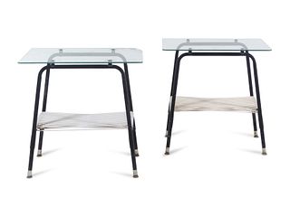 After Hendrik Van Keppel and Taylor Green
American, Mid 20th Century
Pair of Two-Tiered Side Tables