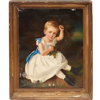 Anglo-British School, portrait of a child