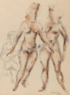 Chaim Gross
(American, 1902-1991)
Untitled (Three Nudes)