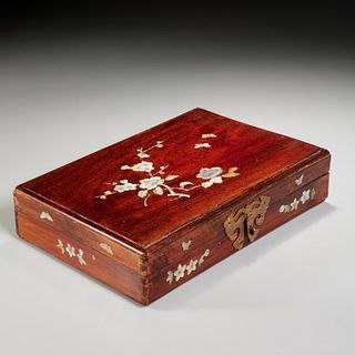 Chinese mother-of-pearl inlaid box