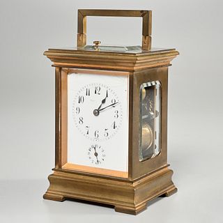 French carriage clock for Tiffany & Co.