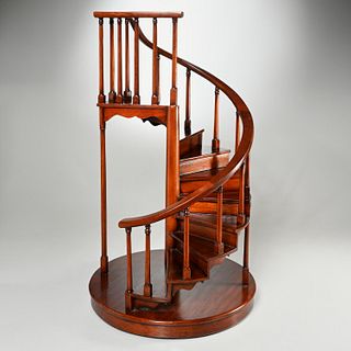 Architectural winding staircase model