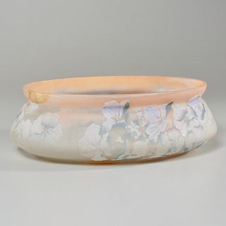Emile Galle, large cameo glass bowl