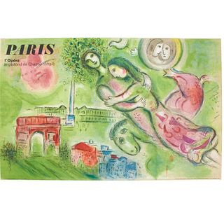 Marc Chagall, lithographic poster