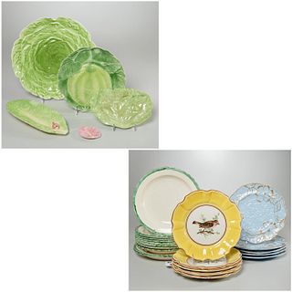 Designer ceramic dish sets & lettuce dishes
