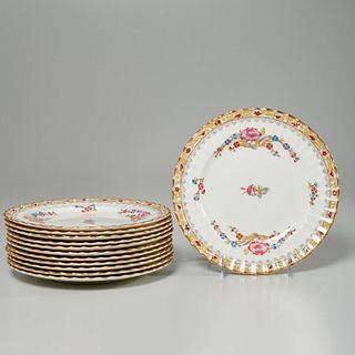 Set (12) Royal Worcester "Lady Hamilton" plates