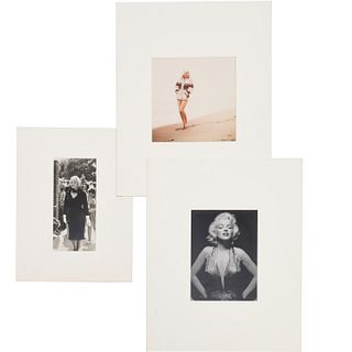 Marilyn Monroe, (3) vintage photographs