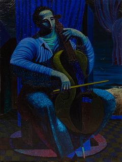 Stefano Cusumano
(American, 1912-1975)
The Cellist, 1948