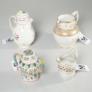 Antique Continental porcelain group