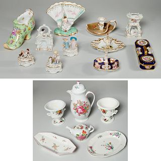 Collection Continental and English porcelains