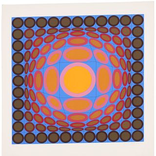 Victor Vasarely, signed serigraph