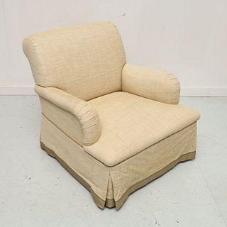 Nice quality custom upholstered club chair