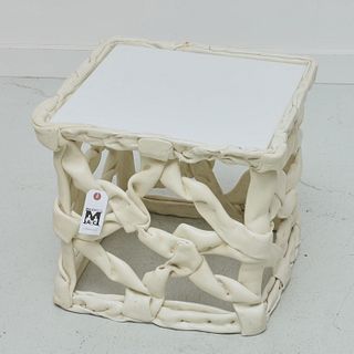 Designer acrylic ribbon table
