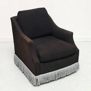 Designer upholstered club chair