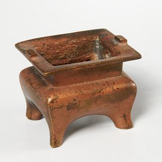 Small Chinese copper alloy censer