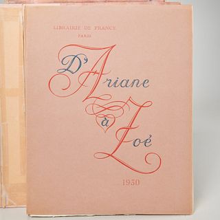 D'Ariane a Zoe, An Illustrated Alphabet, 1930