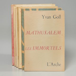 Yvan & Claire Goll, (6) signed volumes