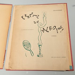 [Magritte] (2) vols, Mesens, Scutenaire, signed
