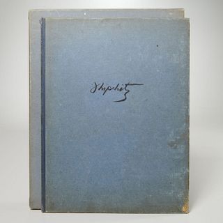 Jacques Lipchitz, signed book with sketches