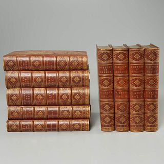 George Grote, 1862, (9) vols. fine leather binding