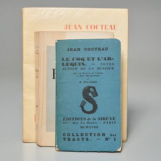 Jean Cocteau, (3) limited editions, 1 signed