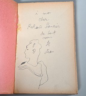 Jean Cocteau, (2) vols. signed with drawings