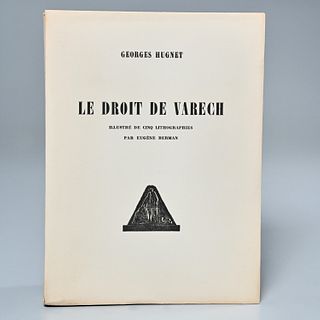 Georges Hugnet, Le Droit de Varech, signed