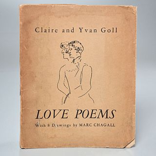 Claire & Yvan Goll, Love Poems, signed Chagall
