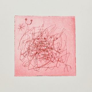 [Joan Miro] Un Jour Entier, (3) etchings