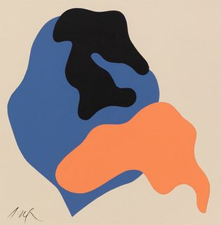 Jean Arp
(French/German, 1886-1966)
Untitled Compositions (a pair of works), 1963