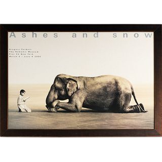 Gregory Colbert, large exhibition poster