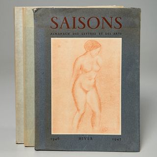 Saisons, Almanach des Lettres et des Arts, #1-3