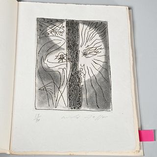 Andre Masson, (3) vols. with etchings, signed