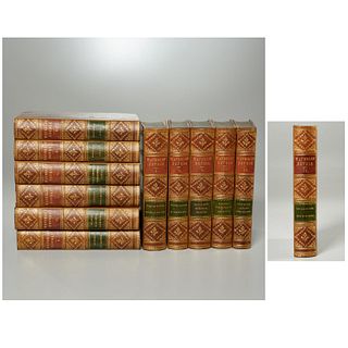 Waverly Novels, (12) vols fine leather binding