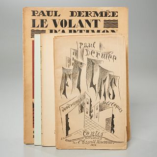 Paul Dermee, (4) vols., three signed