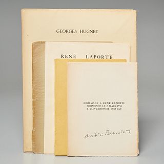 George Hugnet, Rene Laporte, (5) vols