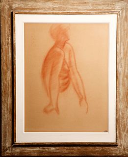 Andre Derain "Female Nude" Red Chalk on Paper
