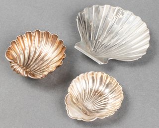 Silver Seashell Dishes incl. Missiaglia, 3