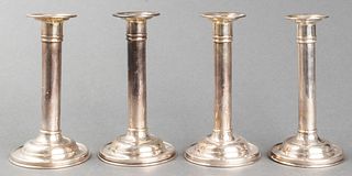 Gorham Sterling Silver Candlesticks, Group of 4