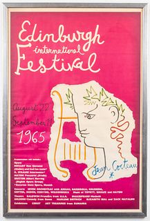 Jean Cocteau Edinburgh Intl. Festival Poster