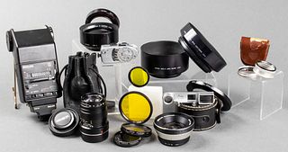 Assorted Camera Equipment for Leica, Rollei, etc.