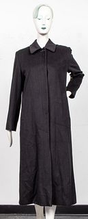 Calvin Klein Black Cashmere Long Coat