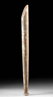 Rare Bactrian Marble Scepter Idol