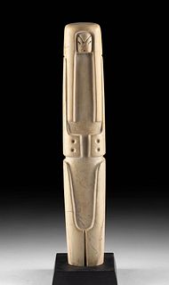 Tall Ancient Valdivian Jade Ancestor Figure