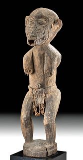 20th C. African Baule Wood Gbekre / Simian ex-Sotheby's