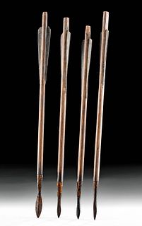 12th C. Medieval European Crossbow Bolts (4)
