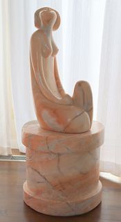 Large & Finely Executed Marble Sculpture Of A Nude